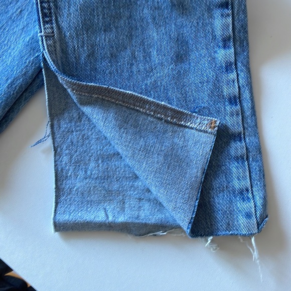 Zara high rise split hem jeans size 2 - Picture 3 of 6